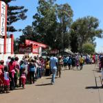 The main entrance of the exhibition show grounds