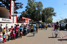 The main entrance of the exhibition show grounds