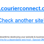 Courier Connect’s website is down, and yet they won an Achievers award for it