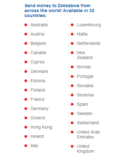 ecocash-diaspora-countries