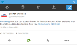 Econet announces free access to Twitter, your move Telecel?