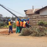 Liquid Telecom Overhead Fibre Zimbabwe