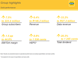 MTN releases 2014 annual results: US $12.8 billion revenue. Growth slows down