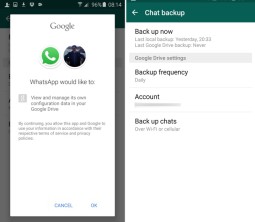 WhatsApp toying with the idea to let you save your messages to Google Drive