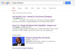 Tengai, the classifieds platform linked to Econet has been hacked by Net Neutrality proponents