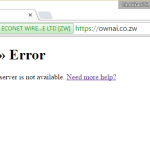 Econet’s classifieds website Ownai going down and up as operator advertises zero rating