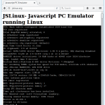 JSLinux instance