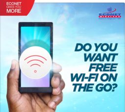 Econet Wireless, WiFi Zones, Free Internet