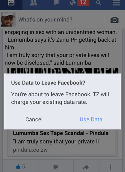 Free Basics Zimbabwe, Free Facebook