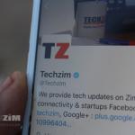 Social Media accounts, Techzim,