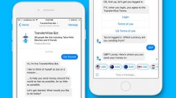 Facebook Messenger, Bots, TransferWise, Money transfers, remittances