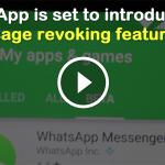 WhatsApp is working on a feature to delete sent messages. Here is a taste of how it will work