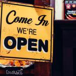 Shop open sign