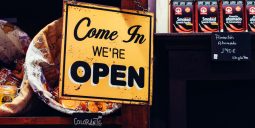 Shop open sign