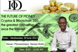 A Bitcoin focused breakfast meeting hosted by Institute of Directors Zimbabwe (28 June)