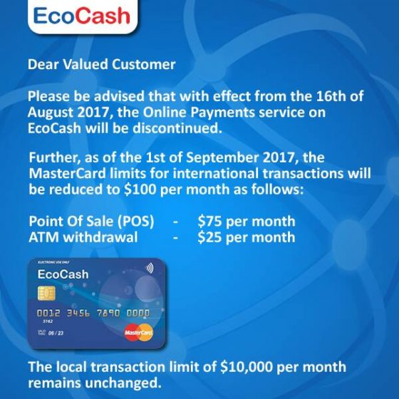 EcoCash Mastercard