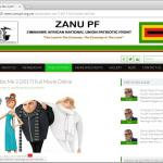 Zanu-PF website hacked. Showing pirate movies and porn pictures (update)