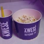 Kwese branded popcorn packaging