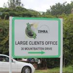 Zimra banner, Q4 2021, revenue second-hand cars ban, Ministry of Industry and Commerce, number plates, PAYE 2022