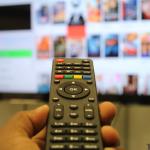 Changing TV channel with remote