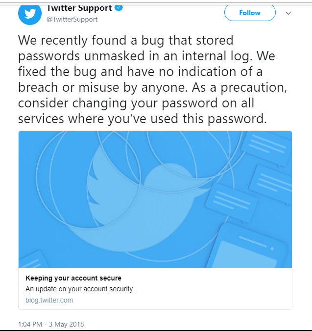 Change Your Twitter Password Right Now - Techzim