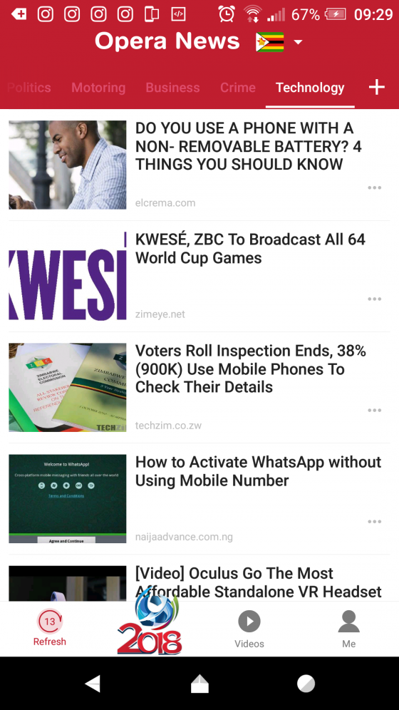 Get All Your News Updates In One Place Using The Opera News App - Techzim