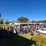 Long queue of voters in Zimbabwe's election 30 July 2018, voter registration online, MISA ZBC elections