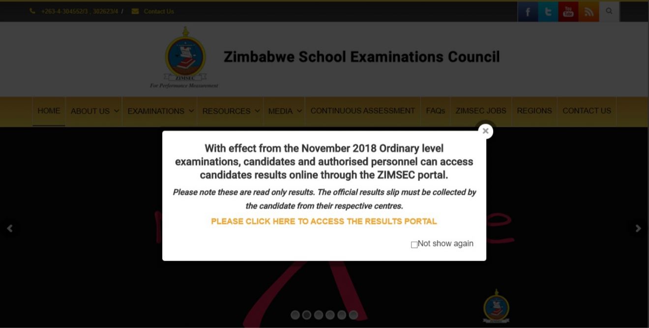 Zimsec O'Level Candidates Now Able To Access Results Online Techzim