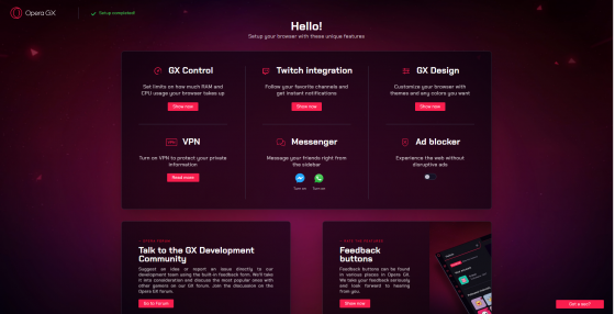 iF Design - Opera GX - Gaming browser