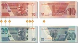 RBZ: $10 Notes Coming Into Circulation Next Week. $20 Notes To Follow