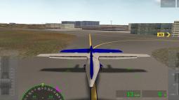 Video: Taking off and landing a plane in a flight simulator