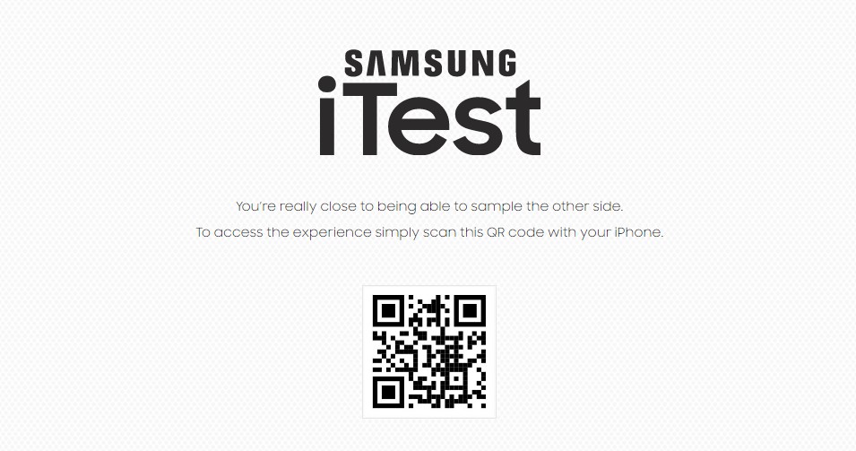 Samsung iTest iPhone