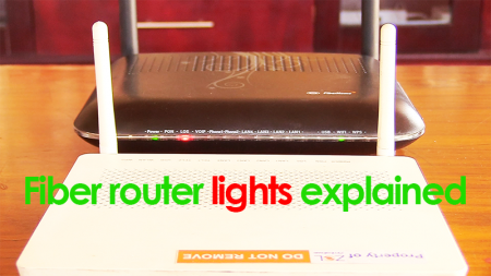 Video: Fiber router lights explained