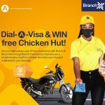 BancABC Chicken Hut, Dial-A-Visa, Prepaid USD card