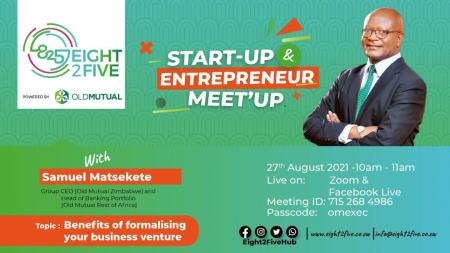 Special guest in this week’s Eight2Five Hub StartUp and Entrepreneur Meet-Up