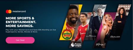 Multichoice DStv Showmax 10% discount Mastercard