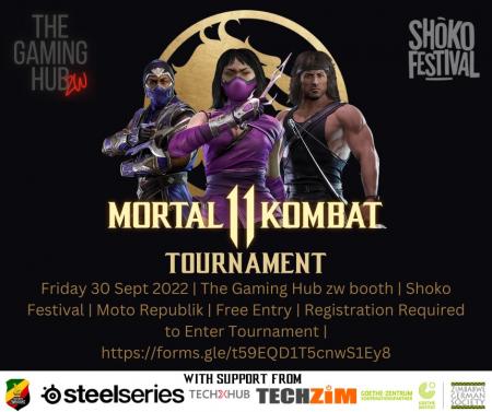 Mortal Kombat 11 tournament and cosplay event taking place at Shoko festival, end of September