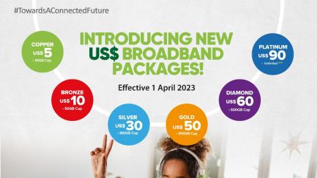 TelOne has tweaked its USD packages—more variety.