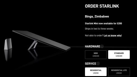 Starlink Increases Standard Kit Price in Zimbabwe