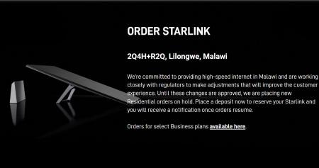 Starlink in Malawi