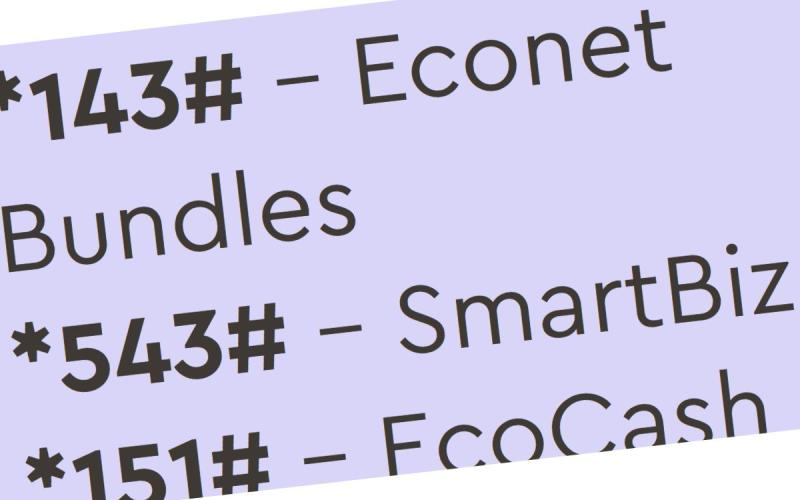 how to check my econet phone number ussd code
