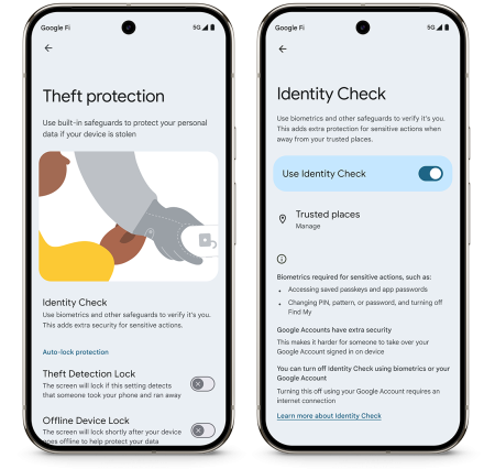 Google’s Identity Check Feature Aims to Combat Device Theft on Android