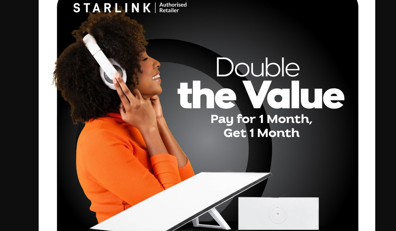 One Month Free When you Buy Starlink From Shona Technologies