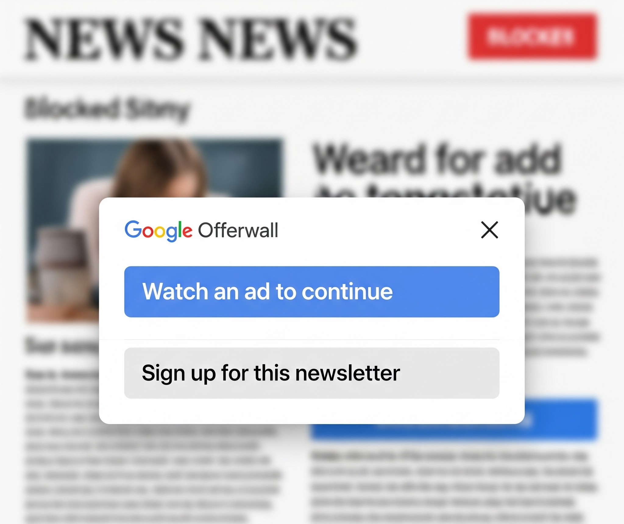 Google Wants You to Watch Ads or Take Surveys to Read Articles. Will It Work Here?
