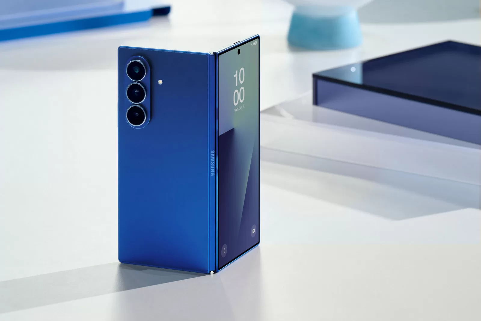 Samsung Galaxy Z Fold 7 on desk