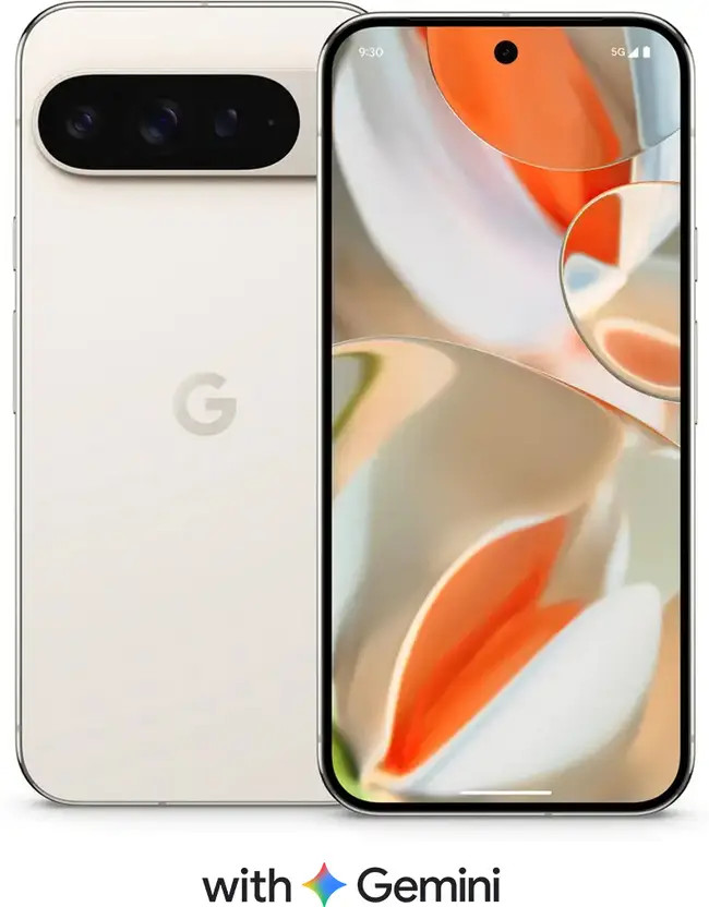 Google Pixel 9 Pro XL Front and Back Porcelain