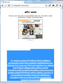 Africom abandons afri-com.com domain to be used for adult content