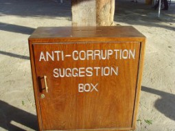 anti-corruption suggestion box