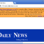 The Daily News website having issues again