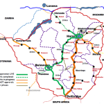 Econet Zimbabwe terrestrial fibre map